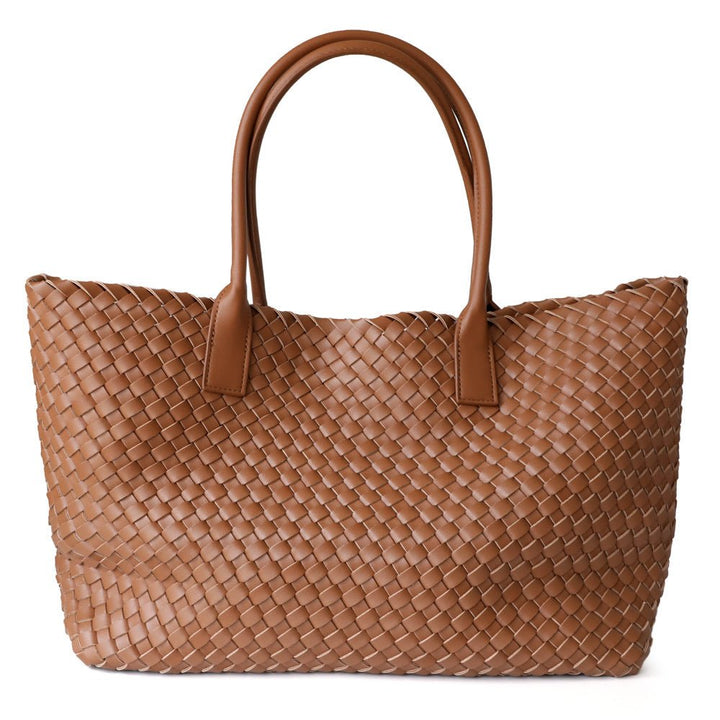 Zanira | Tote Bag geflochten Kunstleder groß