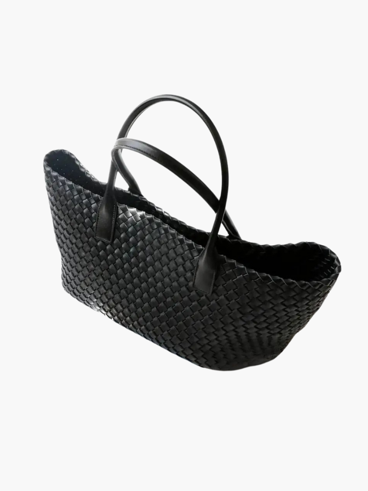 Zanira | Tote Bag geflochten Kunstleder groß
