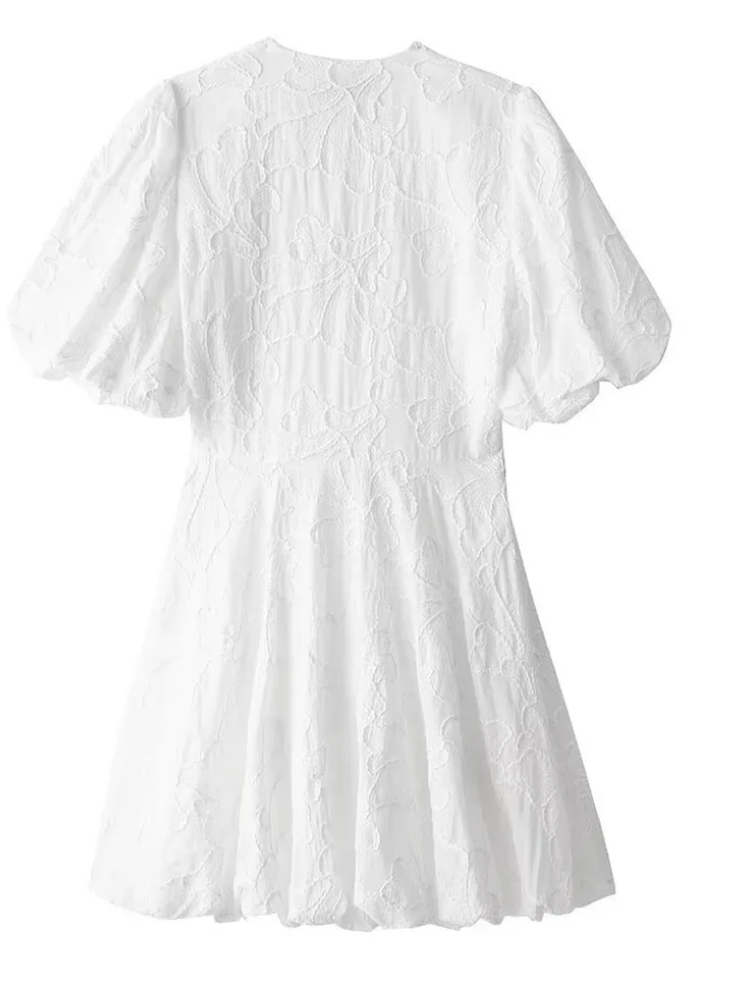 Alvèra | Minikleid Stickerei Rüschen Sommer Kleid