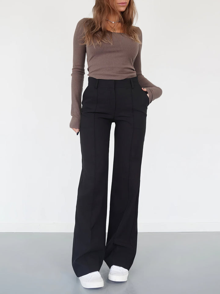 Alveris | Stoffhose High Waist Gerade Damen