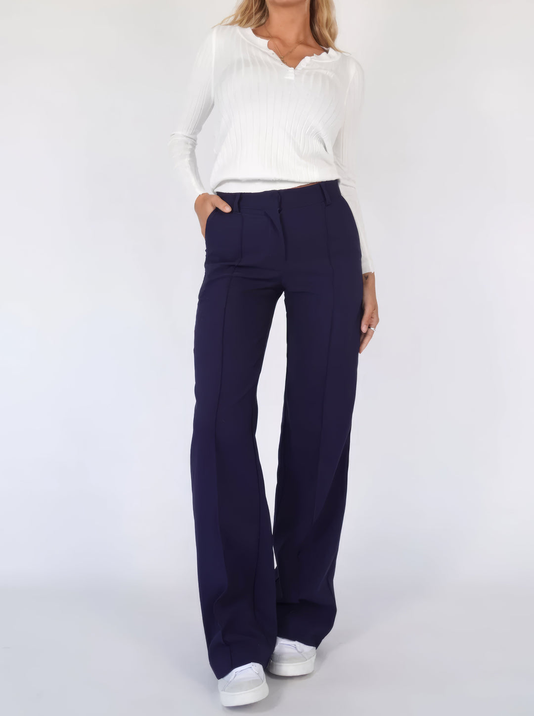 Alveris | Stoffhose High Waist Gerade Damen