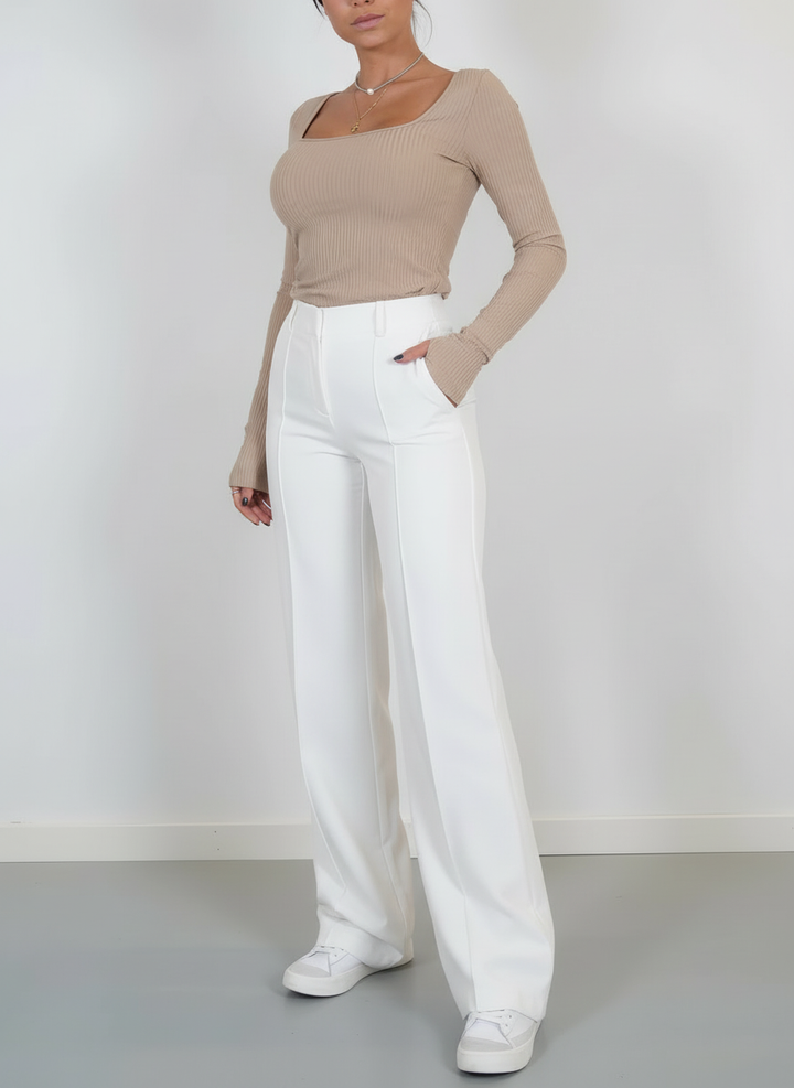 Alveris | Stoffhose High Waist Gerade Damen