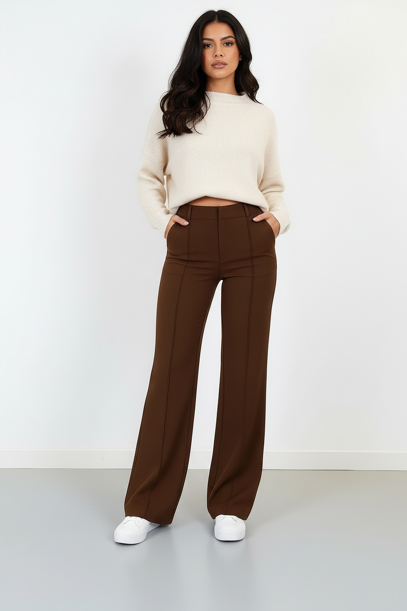Alveris | Stoffhose High Waist Gerade Damen