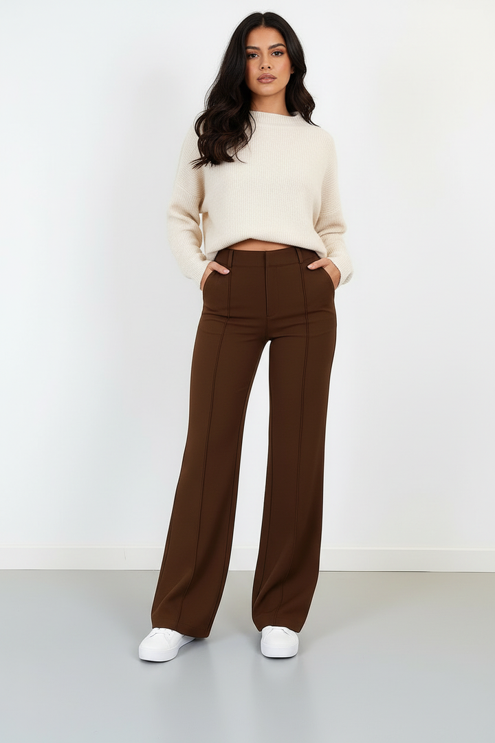 Alveris | Stoffhose High Waist Gerade Damen