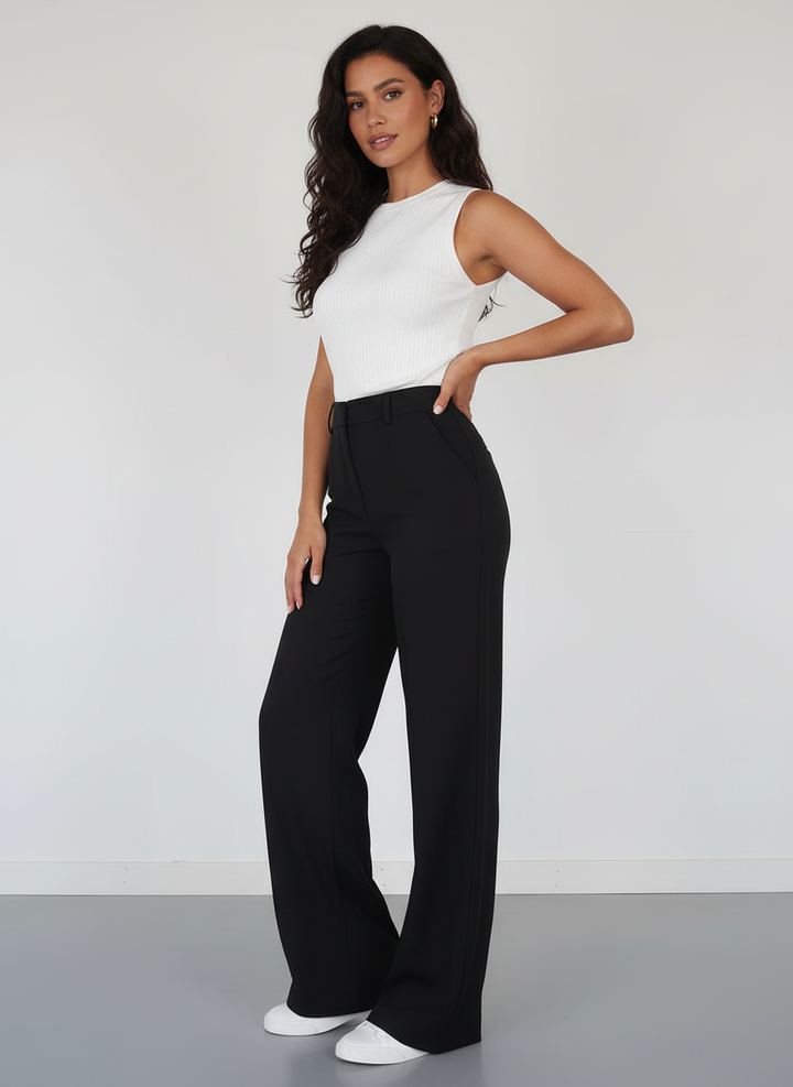 Alveris | Stoffhose High Waist Gerade Damen