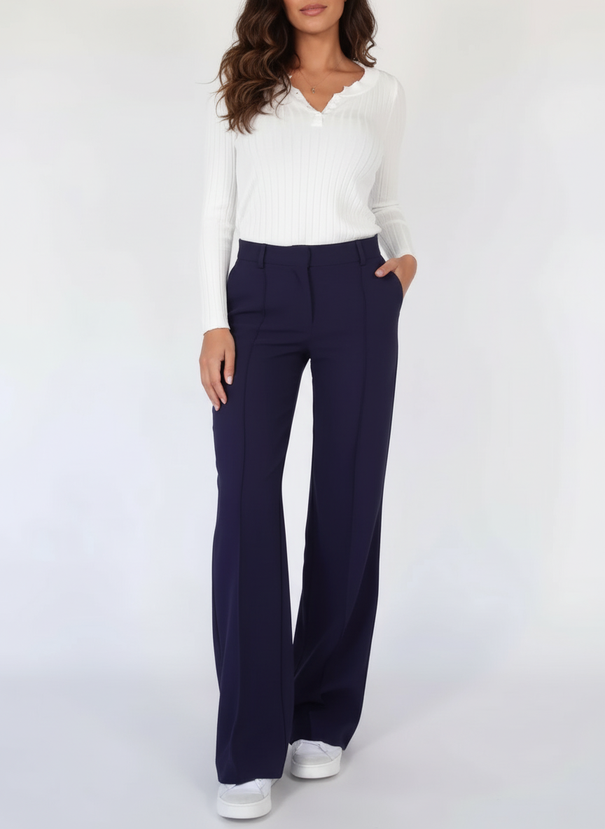 Alveris | Stoffhose High Waist Gerade Damen