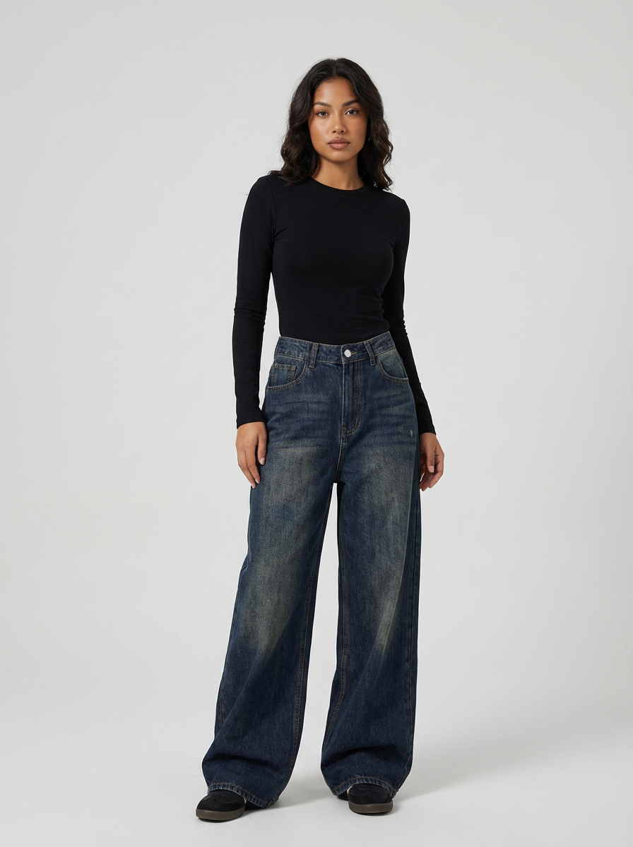 Virelia | Boyfriend Jeans High Waist Baggy