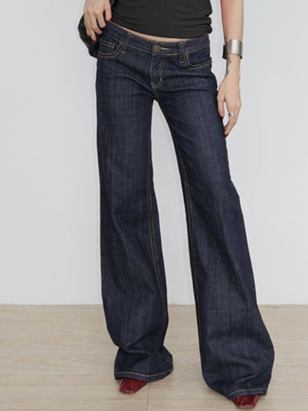 Darevia | Low Waist Boyfriend Jeans Baggy