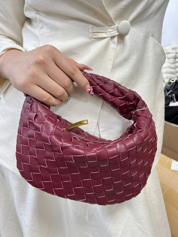 Selina | Geflochtene Mini Tasche Veganleder Schultertasche