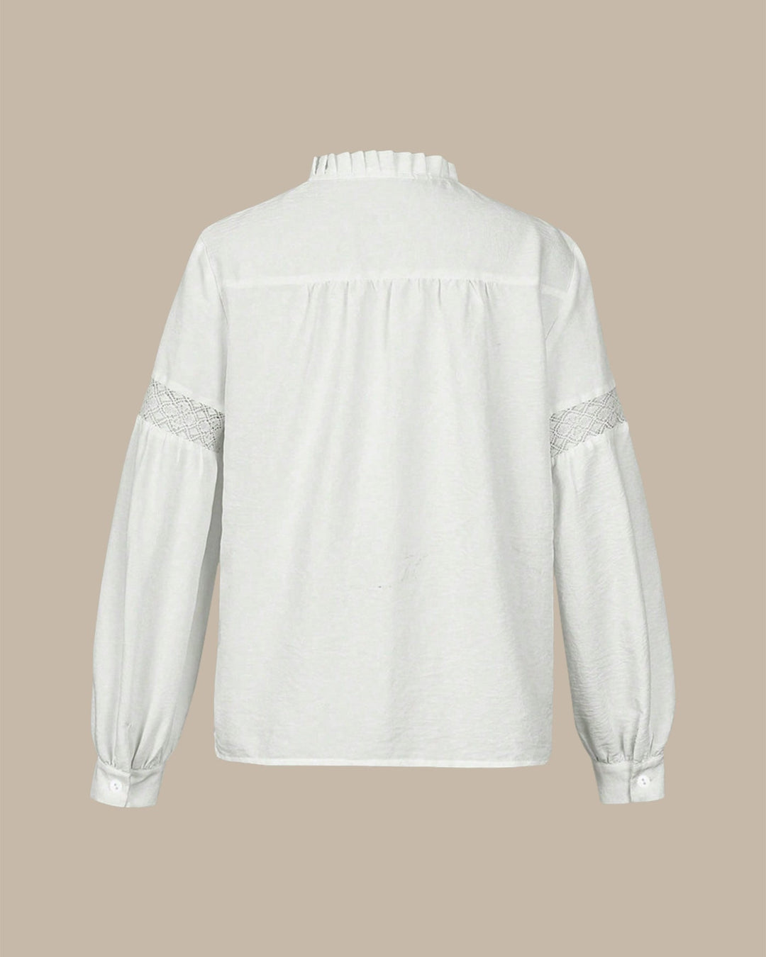 Lima | Bluse Damen Rüschen Struktur Locker Elegant