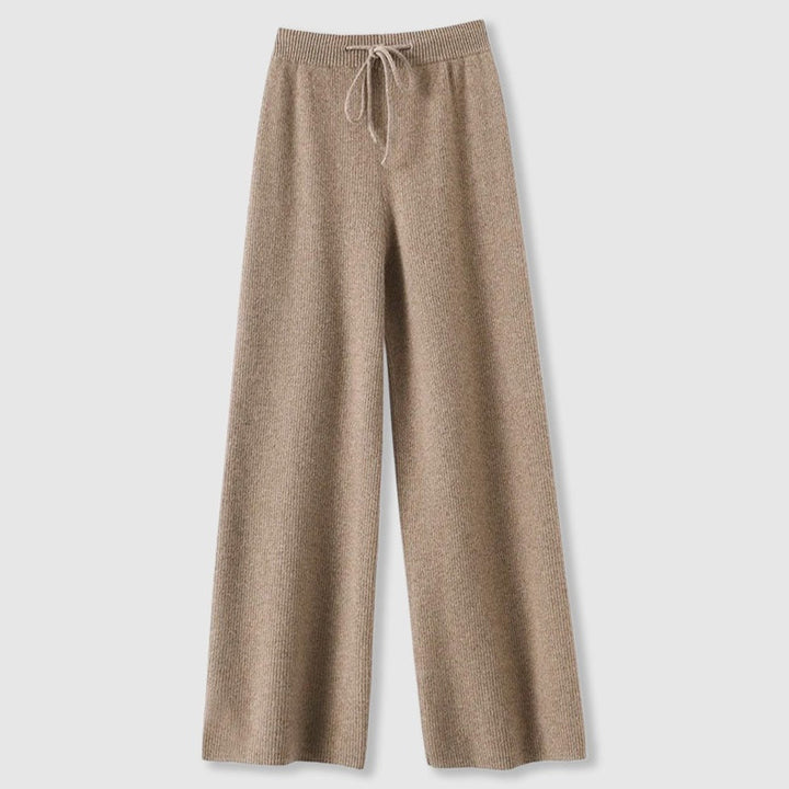 Elyndra | Wide Leg Hose Wolle Elastisch