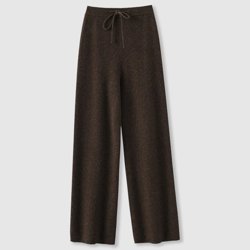 Elyndra | Wide Leg Hose Wolle Elastisch