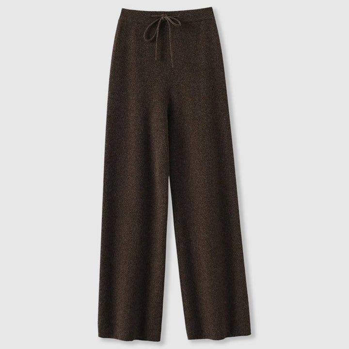 Elyndra | Wide Leg Hose Wolle Elastisch