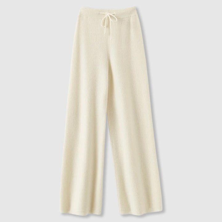 Elyndra | Wide Leg Hose Wolle Elastisch
