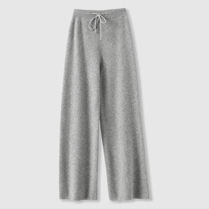 Elyndra | Wide Leg Hose Wolle Elastisch