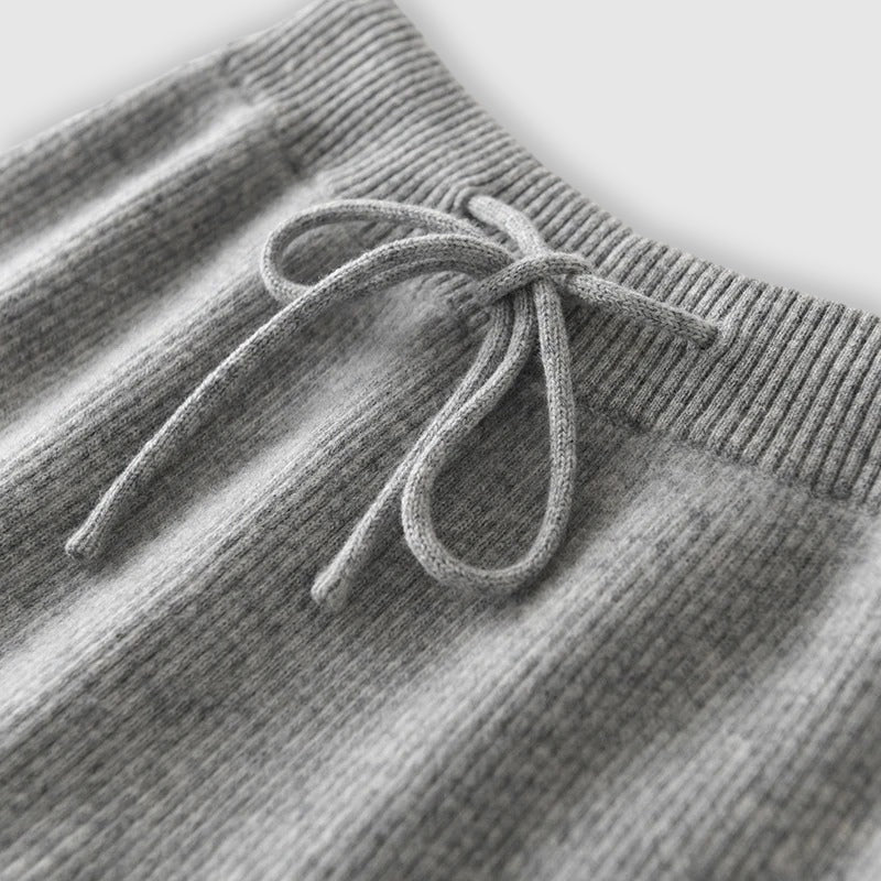 Elyndra | Wide Leg Hose Wolle Elastisch