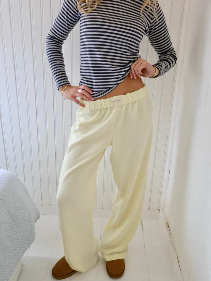 Averelle | Lounge Hose Baumwolle Comfort Fit