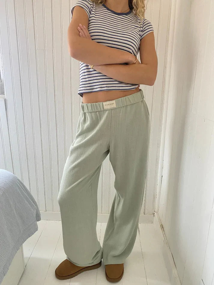 Averelle | Lounge Hose Baumwolle Comfort Fit