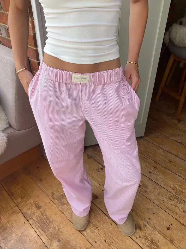 Averelle | Lounge Hose Baumwolle Comfort Fit