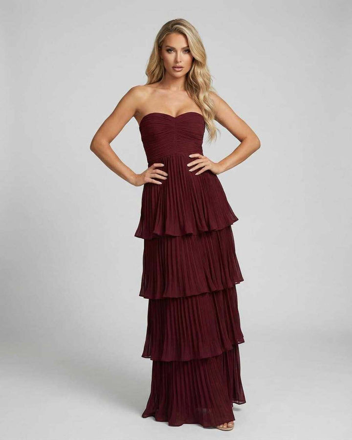 Calista | Maxikleid One Shoulder Schlitz figurbetont Sommer