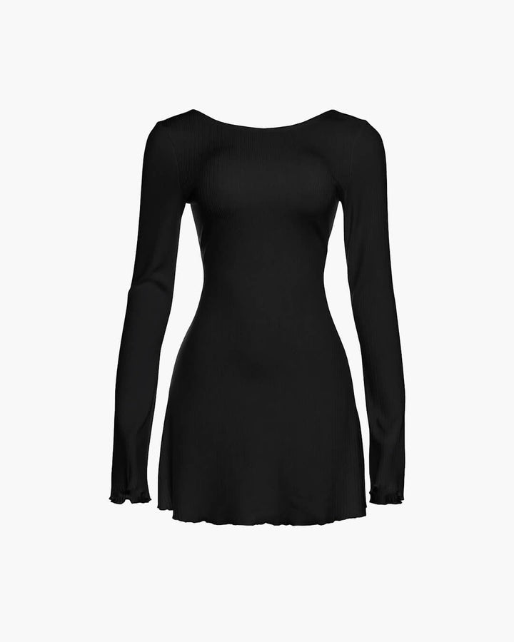 Evania | Minikleid rückenfrei ärmellos figurbetont kurz