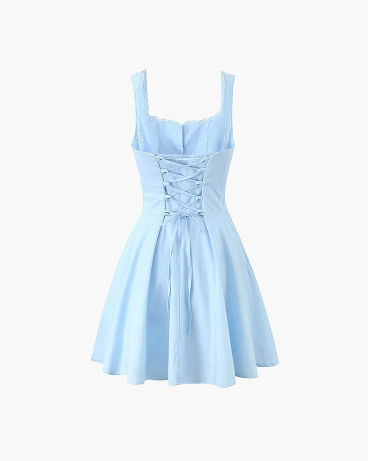 Amelie | Elegantes ärmelloses Minikleid figurbetont