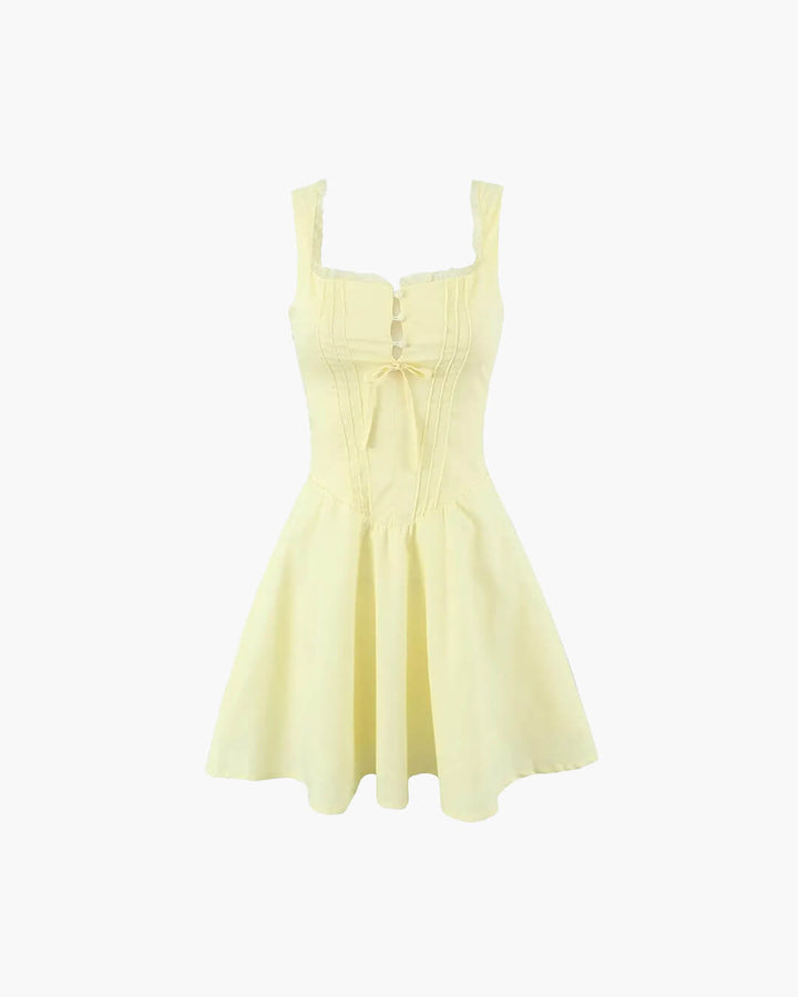 Amelie | Elegantes ärmelloses Minikleid figurbetont