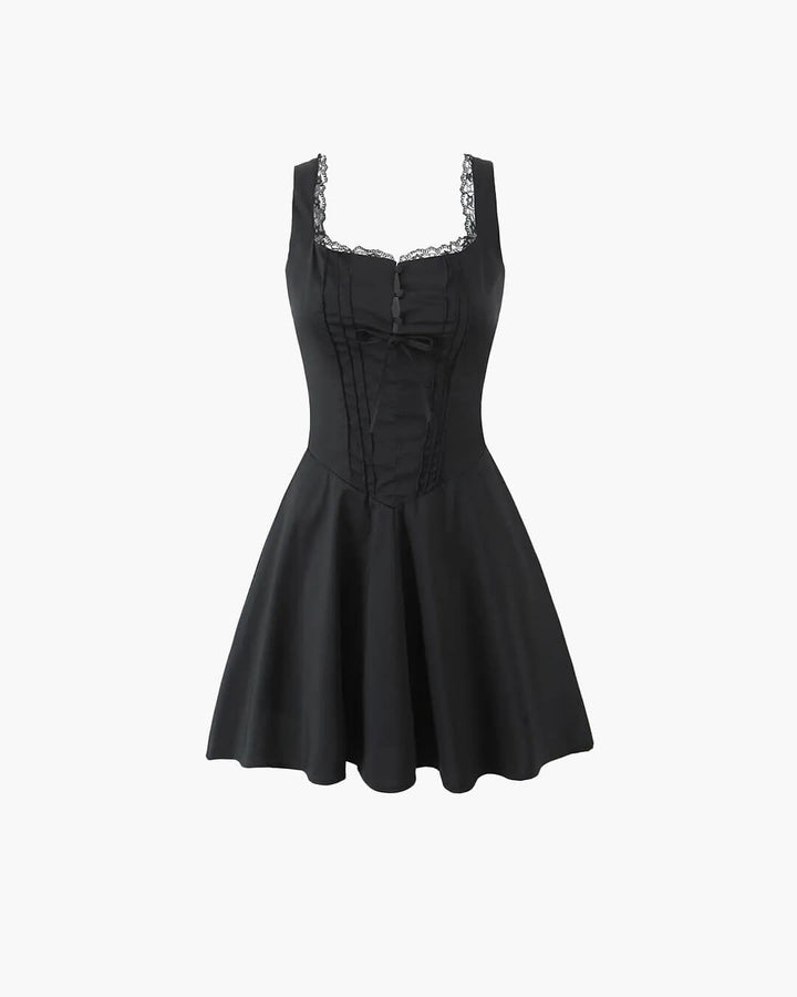 Amelie | Elegantes ärmelloses Minikleid figurbetont