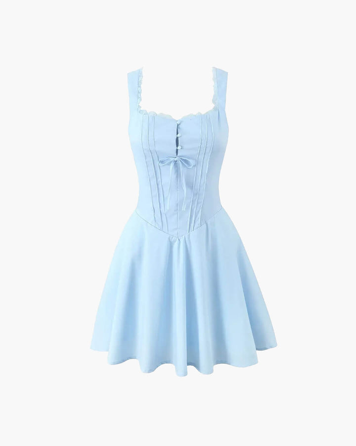 Amelie | Elegantes ärmelloses Minikleid figurbetont
