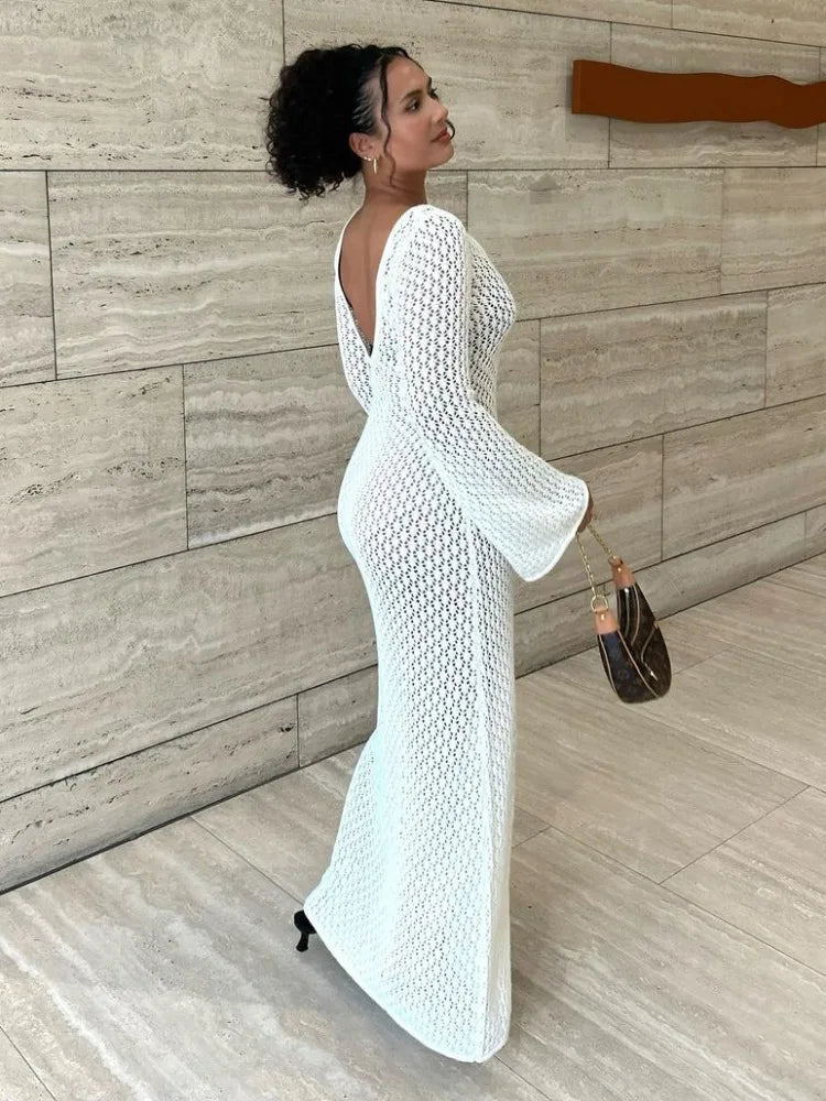 Ariella | Leichtes Maxikleid Cover Up luftig