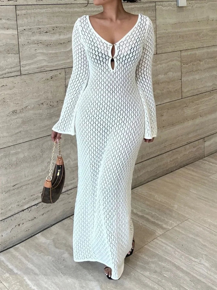 Ariella | Leichtes Maxikleid Cover Up luftig