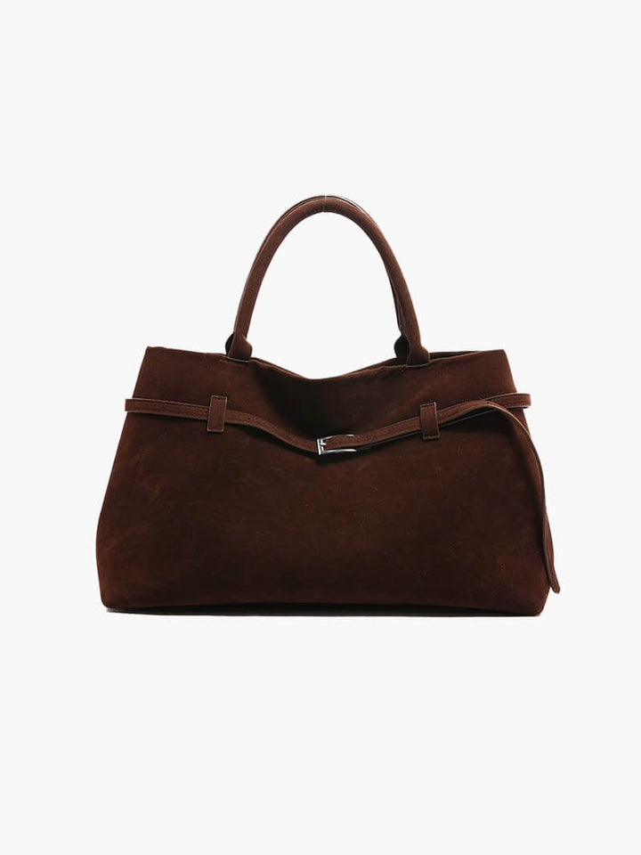 Marvella | Handtasche Wildleder Optik Schultertasche
