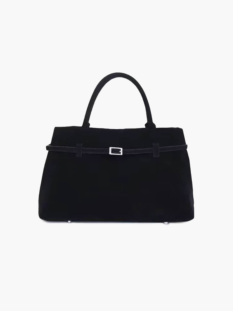Marvella | Handtasche Wildleder Optik Schultertasche