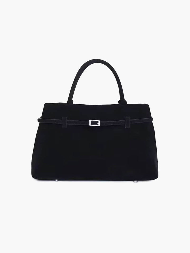Marvella | Handtasche Wildleder Optik Schultertasche