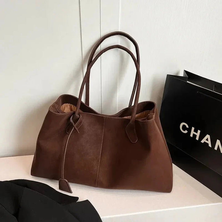 Lerina | Handtasche Wildleder Optik Schultertasche