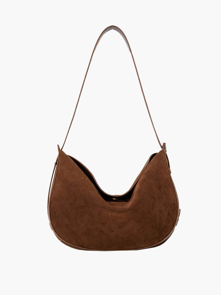 Marielle | Handtasche Wildleder Optik Schultertasche kompakt