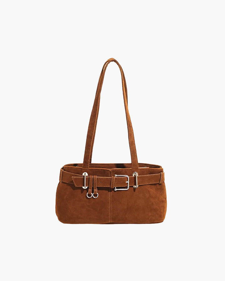 Velora | Hobo Tasche Wildleder Optik groß Schultertasche