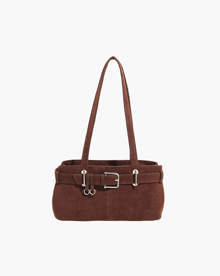 Velora | Hobo Tasche Wildleder Optik groß Schultertasche