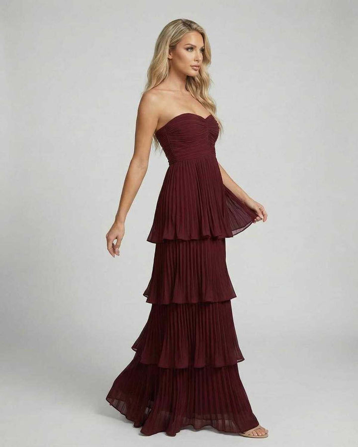 Calista | Maxikleid One Shoulder Schlitz figurbetont Sommer