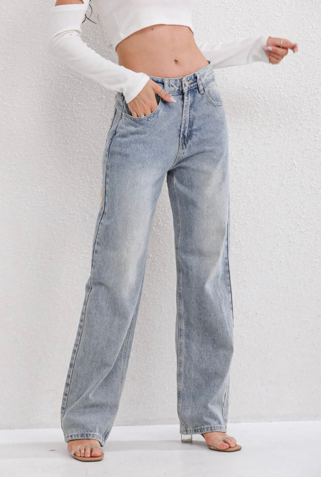 Zerethia | High Waist Jeans Ripped Damen